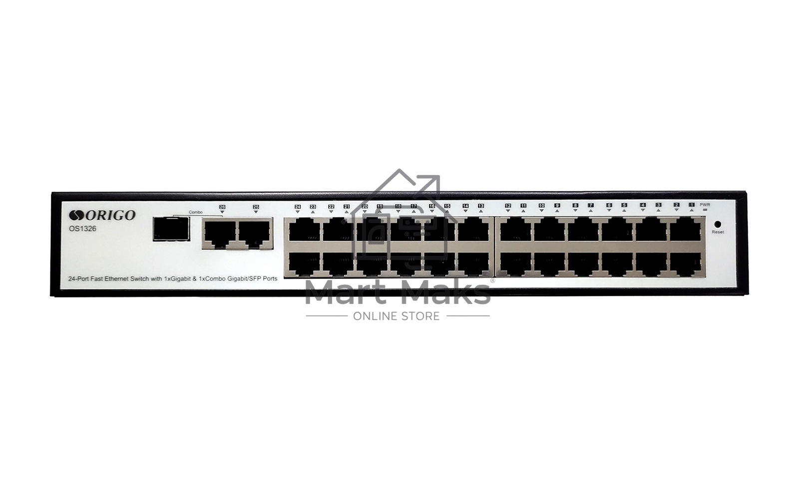 Настраиваемый L2-коммутатор ORIGO OS1326/A1A 24x100Base-TX, 1x1000Base-T, 1xCombo 1000Base-T/SFP
