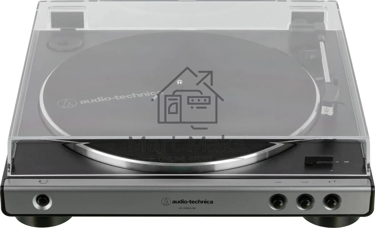 Проигрыватель винила Audio-Technica AT-LP60XUSB полностью автоматический серебристый