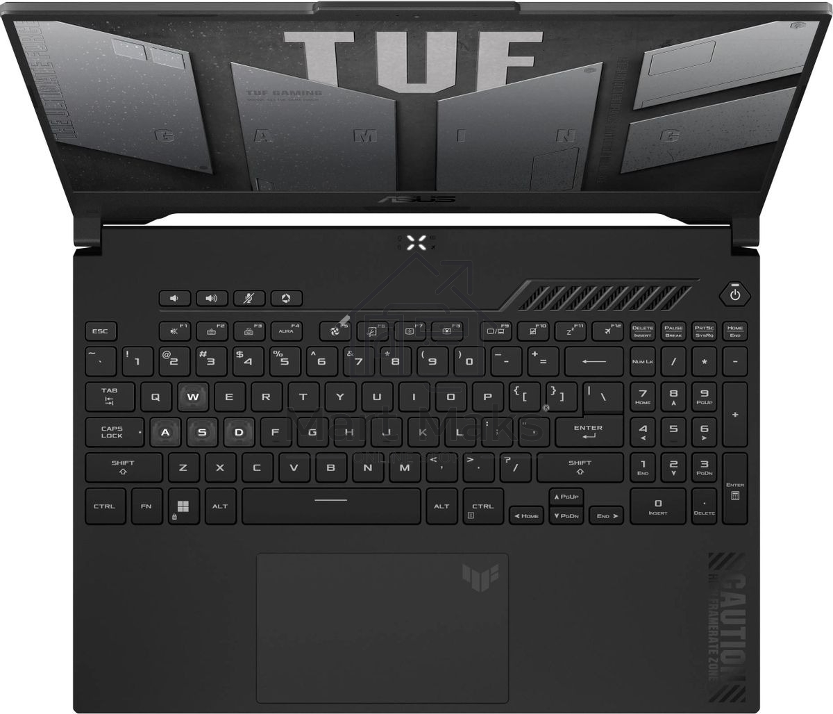Ноутбук Asus TUF Gaming A15 FA507NVR-LP118 серый 90NR0JK5-M006X0 Ryzen 7 7435HS 32Gb SSD512Gb NVIDIA GeForce RTX4060 8Gb 15.6