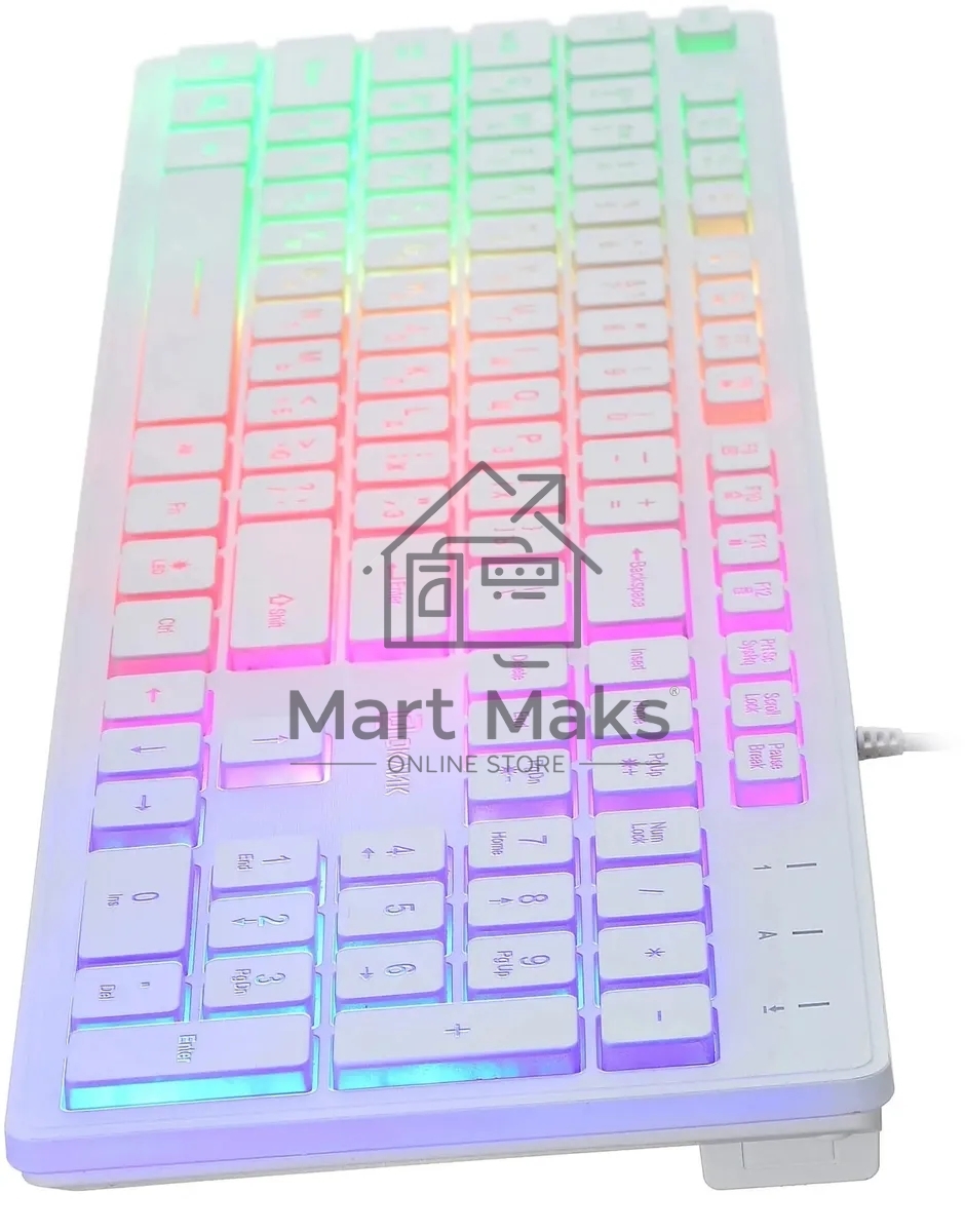 Клавиатура Oklick 550ML 1061618 проводная, USB, белый