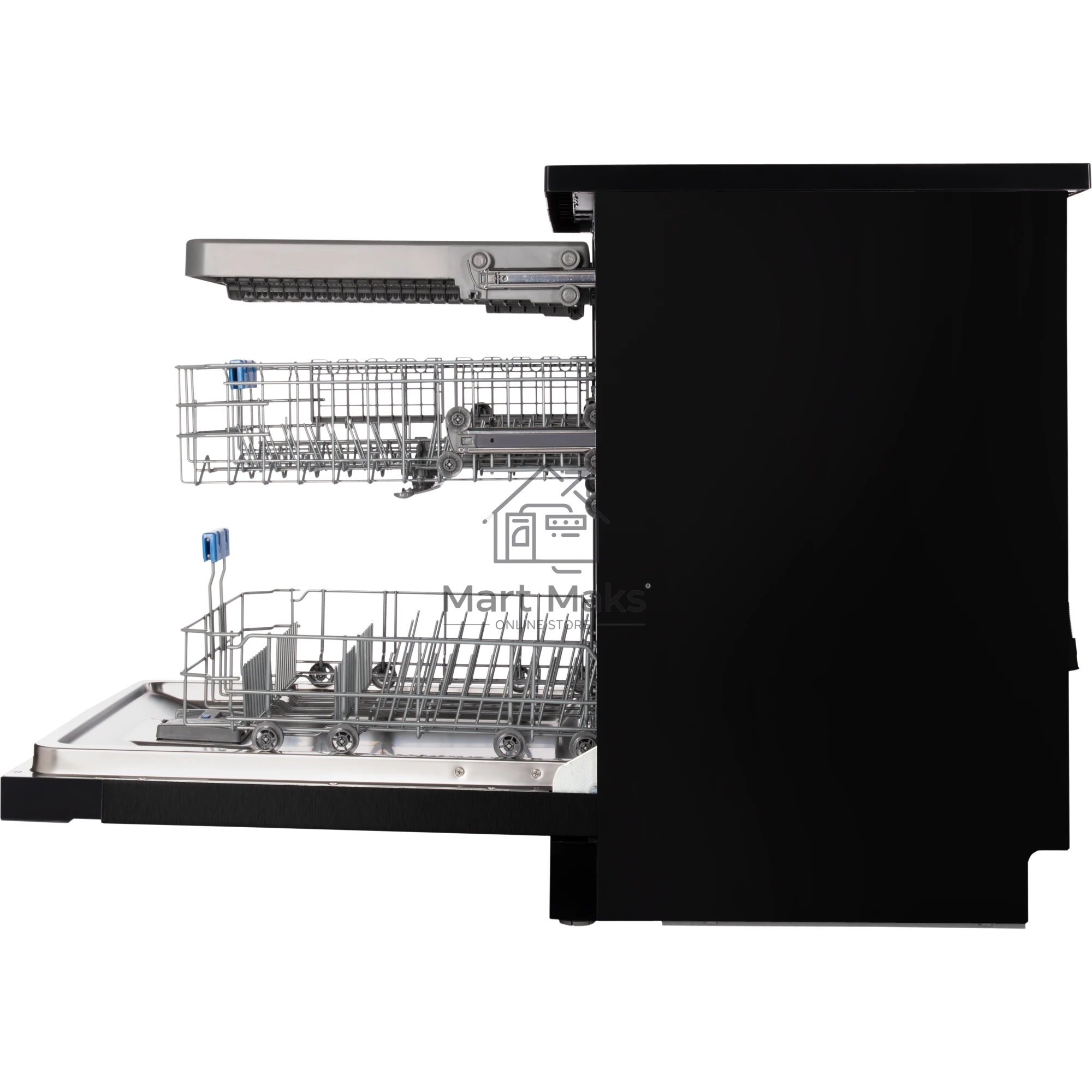 Посудомоечная машина HIBERG F68 1530 LB, черный, 60 см, 15 компл., 49 дБ, класс A+++