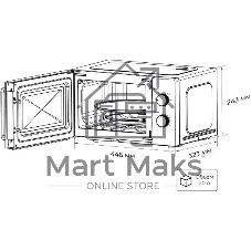 Микроволновая печь LEX FSMO 20.01N WH белый