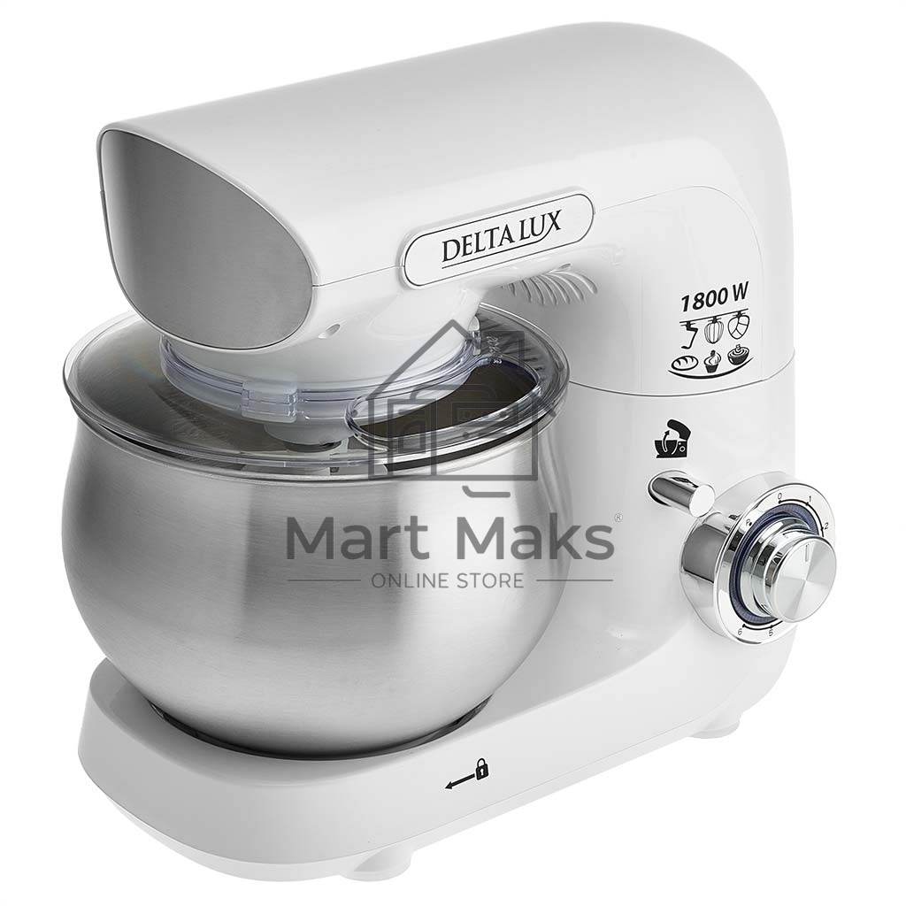 Миксер планетарный DELTA LUX DE-7902P белый