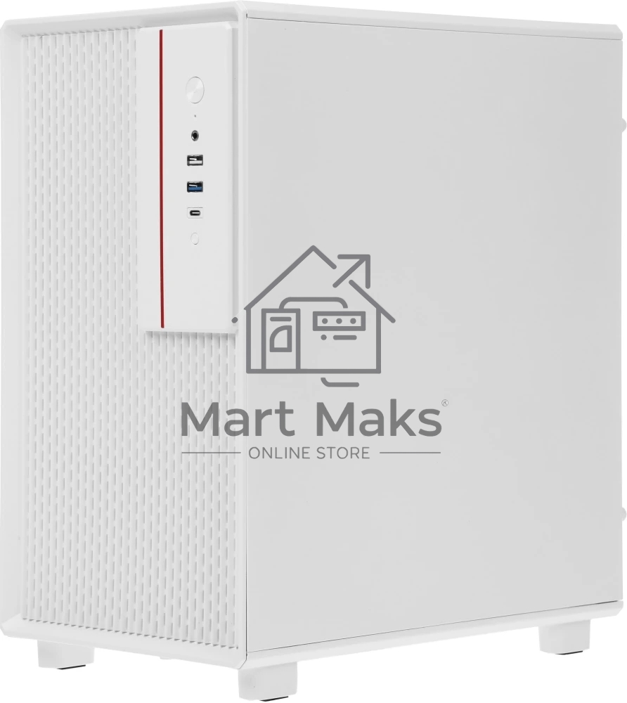 Компьютерный корпус Accord M3301 белый без БП mATX 1xUSB2.0 1xUSB3.0 1xUSB3.1 audio bott PSU