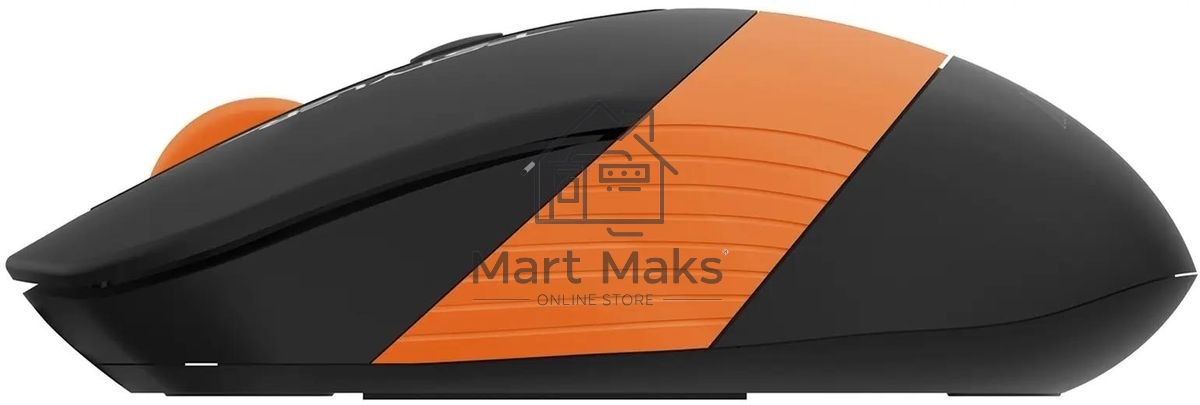 Мышь беспроводная A4Tech Fstyler FG10S черный/оранжевый, 2000 dpi, радиоканал, USB, кнопки - 4