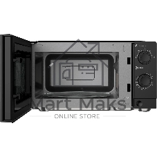 Микроволновая печь Oasis MW-70XB черный, 20 л, 700 Вт, переключатели - поворотный механизм