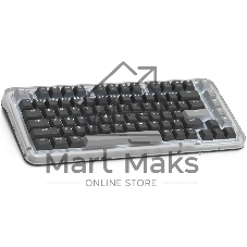 Клавиатура Logitech Alto Keys K75M беспроводная, Bluetooth, радиоканал, серый