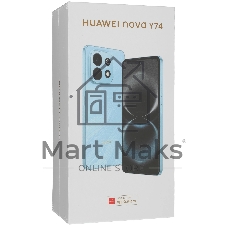 Смартфон HUAWEI nova Y74 8Gb, 128Gb, черный