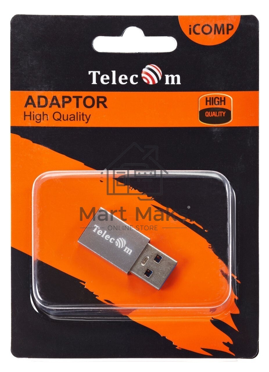 Переходник OTG USB 3.1 Type-C/F --> USB 3.0 A/M Telecom <TA432M>