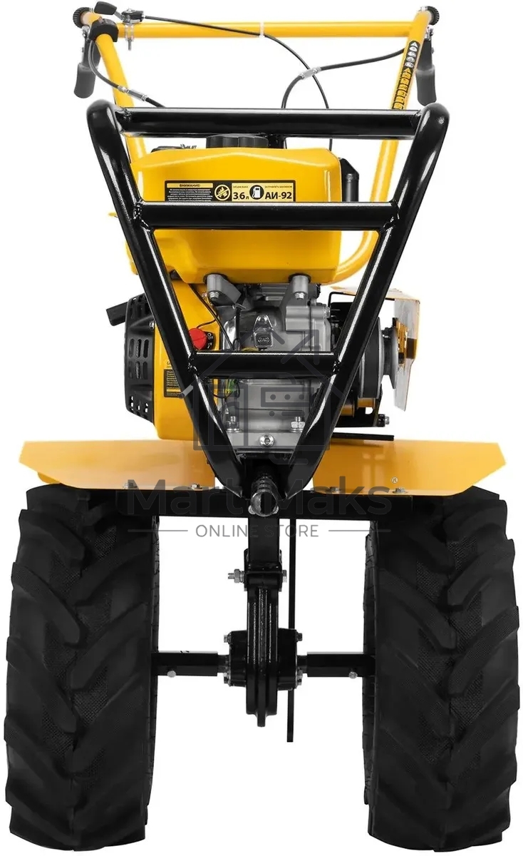 Мотоблок DPT-470S-PRO, 7 л.с., ремен.сцеп, фрез 3х4, ШОМ, передачи 4В/2Н Denzel