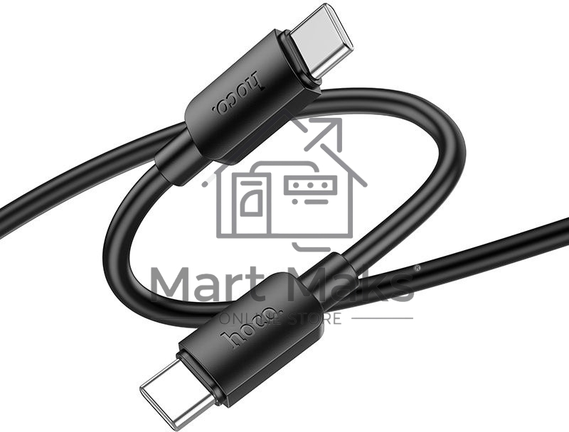 Кабель Hoco X96 Hyper TYPE-C TO TYPE-C USB Type-C (m)-USB Type-C (m) 1м черный коробка