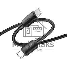 Кабель Hoco X96 Hyper TYPE-C TO TYPE-C USB Type-C (m)-USB Type-C (m) 1м черный коробка
