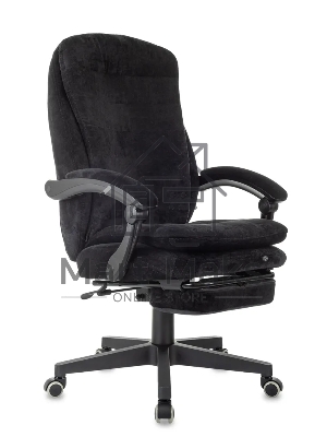 Кресло руководителя Бюрократ T-9950MSG-F/BLACK-PU черный