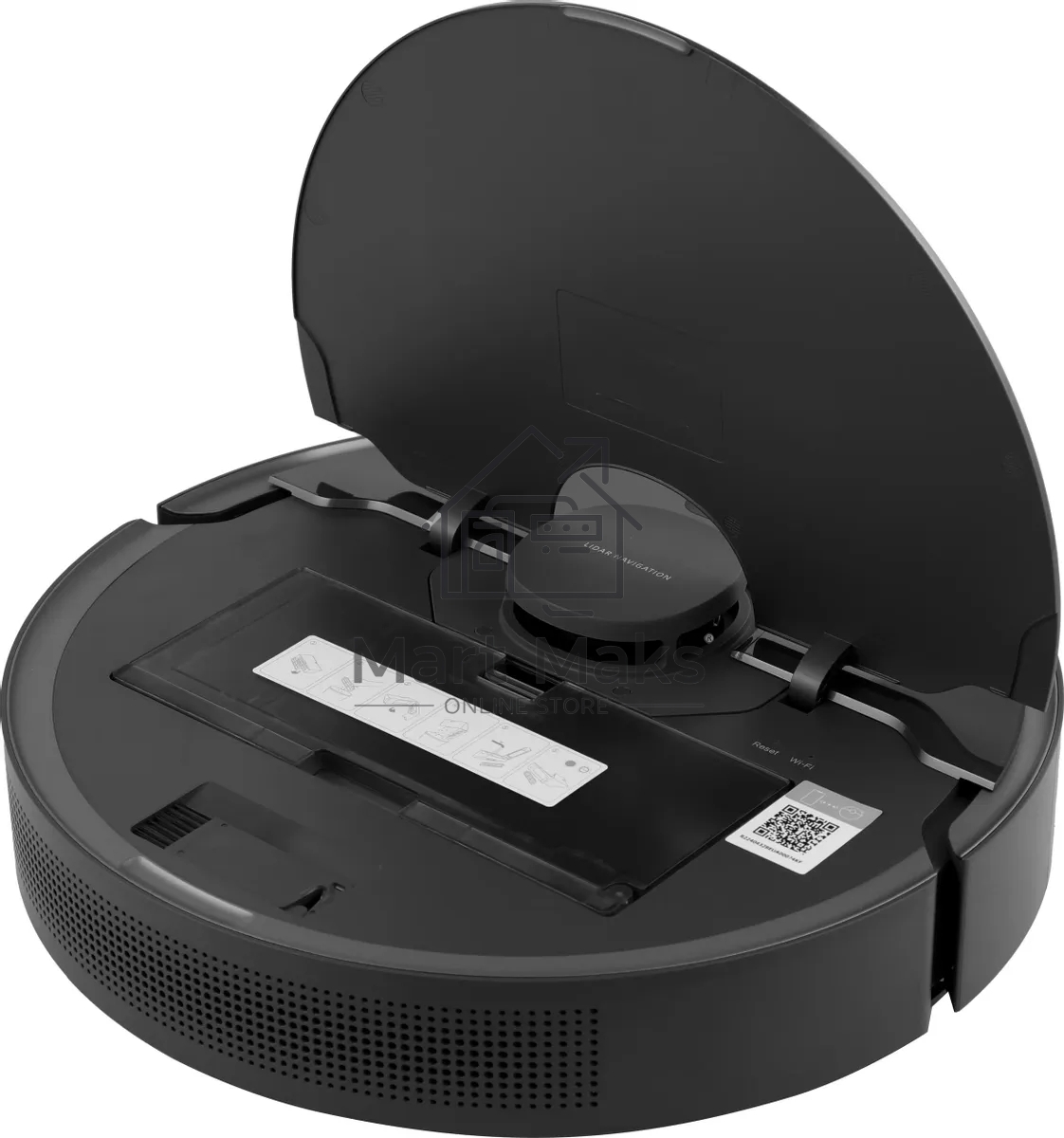 Робот-пылесос Dreame RLS6AD D10S Plus черный, 46 Вт, 5200 мАч Li-Ion, уборка сухая/влажная, пылесборник контейнер 0.4 л