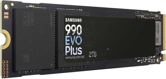 Накопитель SSD Samsung 990 EVO Plus, 2Tb, M.2 2280, PCIe 4.0 x4, NVMe, R/W 7250/6300