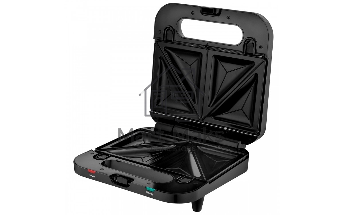 Сэндвичница BRAYER BR2202 3 в 1: сэндв, вафли, гриль, 750 Вт, съем.пласт 22,3*13,1 см, антиприг.пок