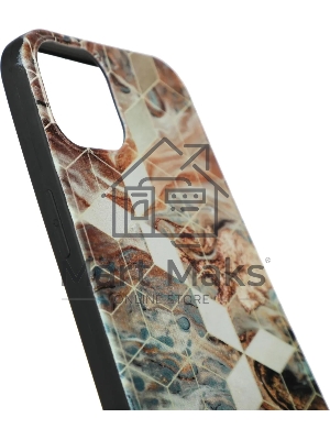 Чехол (клип-кейс) Gresso Meridian, для iPhone 13, золотистый/синий gr17aaae8888