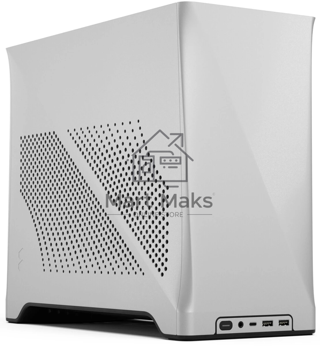 Корпус ПК без блока питания Fractal Design Era 2, SFF, 2x120mm, 2xUSB-A 3.0 + 1xUSB 3.2 Type-C, SFX PSU Support, mITX Silver