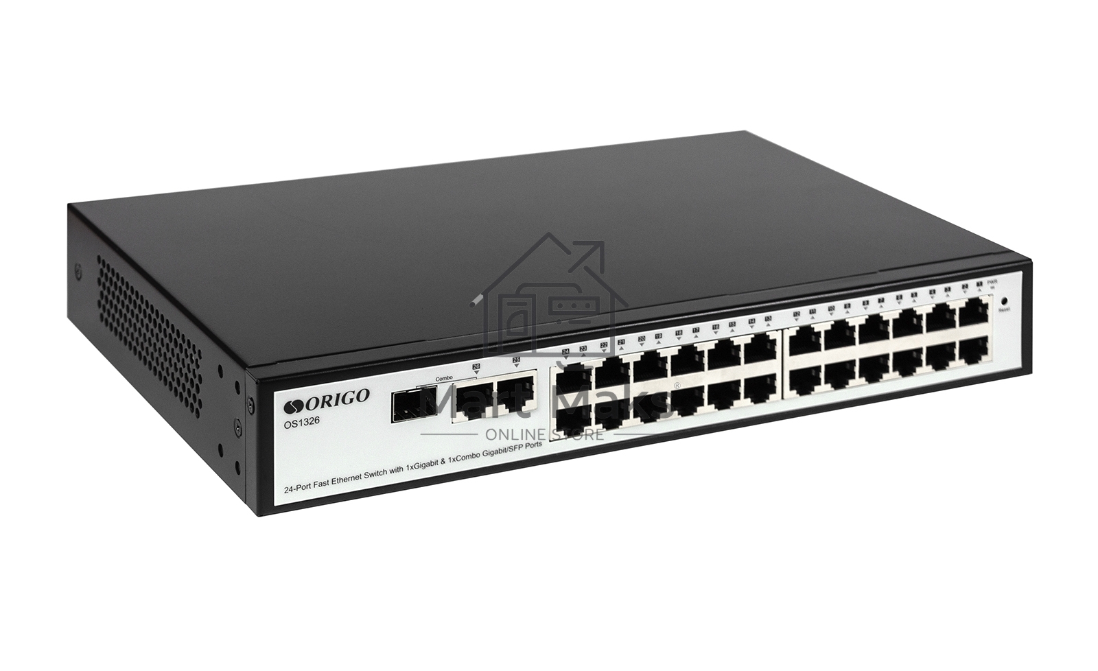 Настраиваемый L2-коммутатор ORIGO OS1326/A1A 24x100Base-TX, 1x1000Base-T, 1xCombo 1000Base-T/SFP