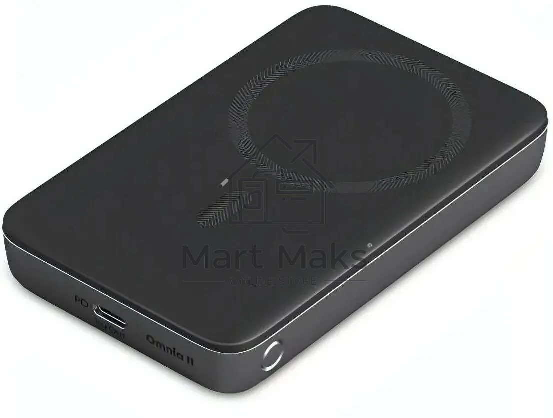 Портативный аккумулятор Aukey Magnetic2 10000 Qi2 черный