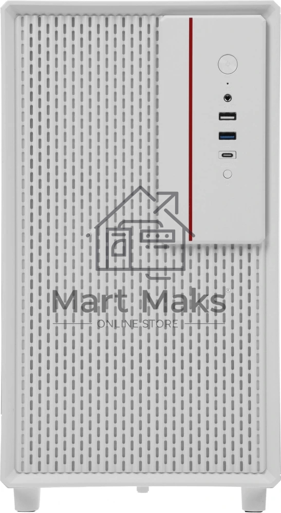 Компьютерный корпус Accord M3301 белый без БП mATX 1xUSB2.0 1xUSB3.0 1xUSB3.1 audio bott PSU