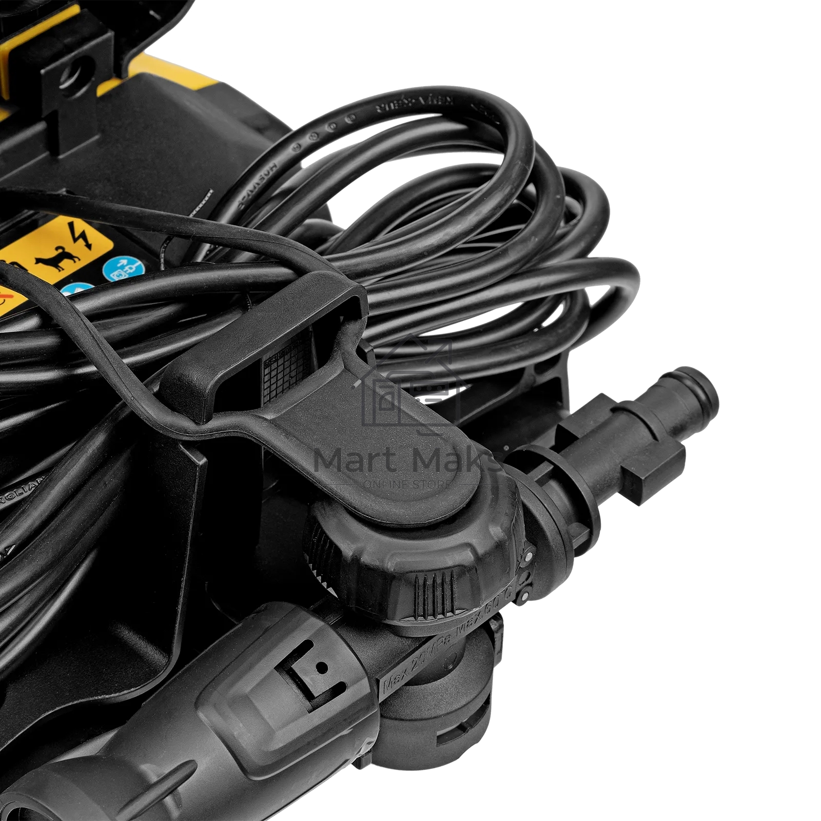 Моечная машина высокого давления Denzel R-170D, 1800 Вт, 170 бар, 380 л/ч, с барабаном