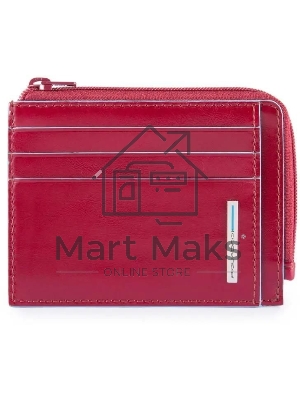 Чехол для кредитных карт Piquadro Blue Square PP4822B2R/R красный натур.кожа