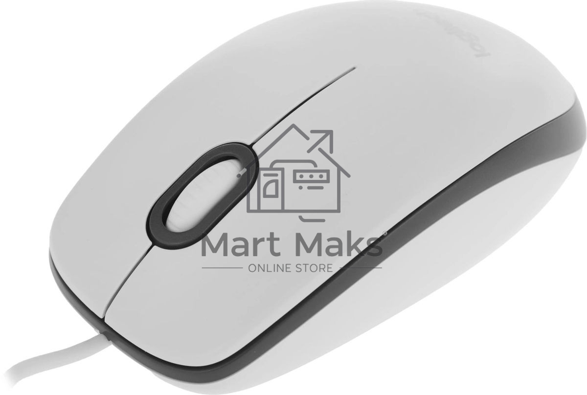 Мышь проводная Logitech M100 белый, 1000 dpi, USB, кнопки - 3