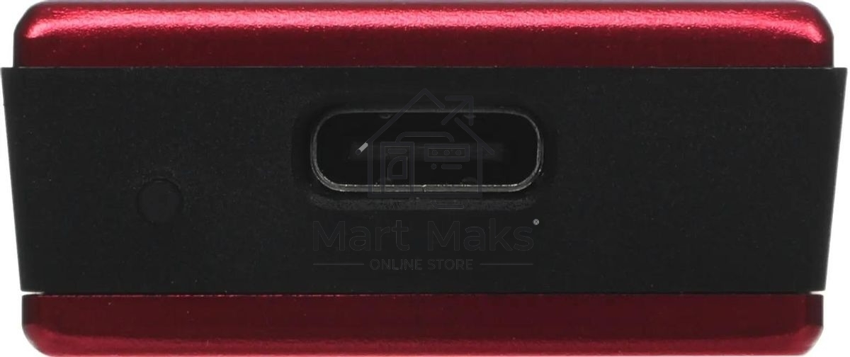 Внешний SSD Kingston XS1000, 1TB, USB 3.2 Gen 2 Type-C, R/W 1050/1000, красный