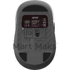 Комплект клавиатура+мышь Acer OCC402 беспроводной, USB, 1600 DPI, чёрный