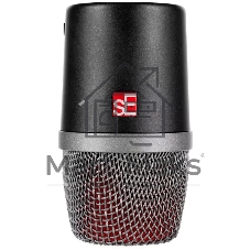 Микрофон динамический sE Electronics V KICK инструментальный, универсальный, для бас-барабанов и других источников, 20 Гц 19 кГц, суперкардиоида, комплектация: резьбовой адаптер, чехол на молнии, ветрозащита, гайка с накаткой для надежной фиксации ми