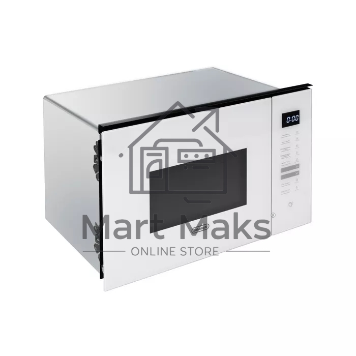 Микроволновая печь встраиваемая DeLonghi DMO 25BB ROMA белый, 25 л, 1450 Вт, переключатели - сенсор