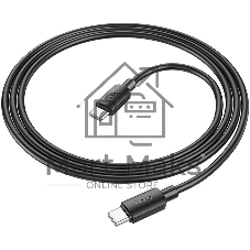 Кабель Hoco X96 Hyper TYPE-C TO TYPE-C USB Type-C (m)-USB Type-C (m) 1м черный коробка