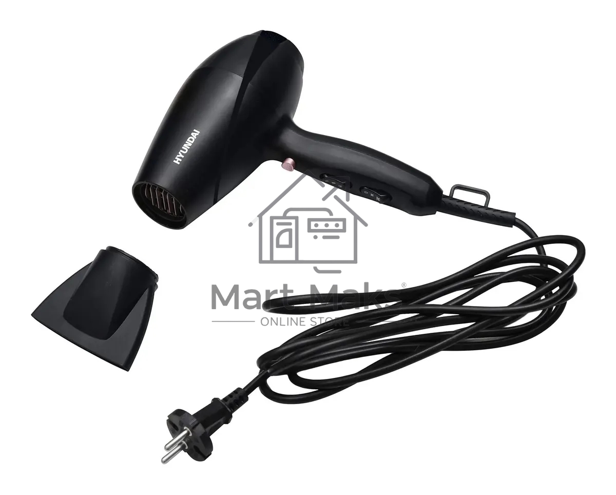Фен Hyundai H - HDI0750 2200Вт черный/черный