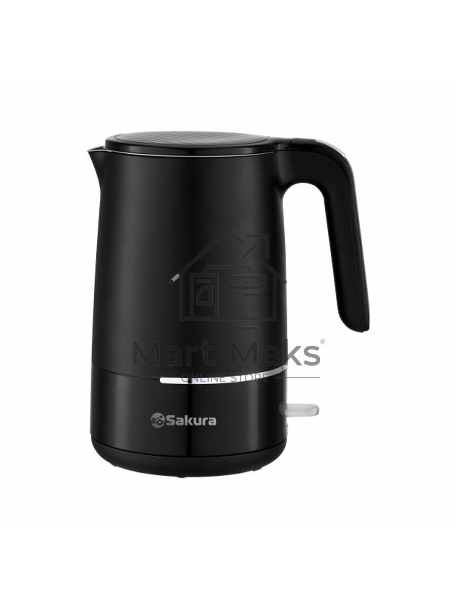 Чайник электрический Sakura SA-2176BK черный, 1.7 л., 1800 Вт