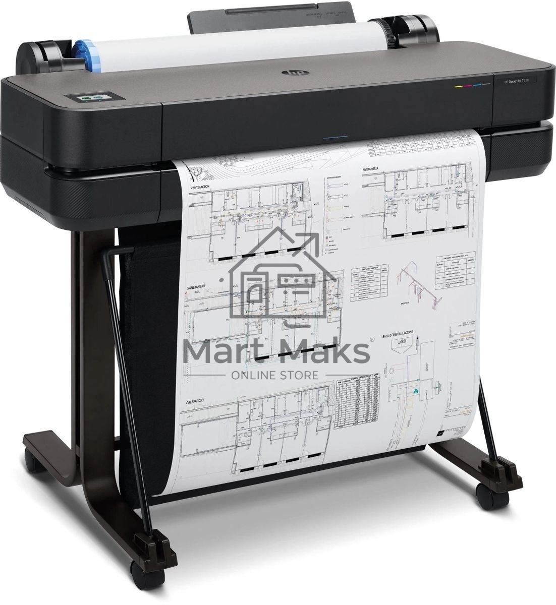 Плоттер струйный HP Designjet T630, A1, цветной, 24
