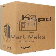 Компьютерный корпус HSPD M330, Mesh Mini-tower, черный, TG, 0.6 SPCC, 3x120mm ARGB mATX, mITX 175/330/160mm 2x2.5