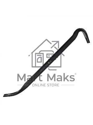 Лом-гвоздодер двухсторонный усиленный Deli DL448901 600 мм, углы наклона 30° и 60°, овальный паз с углами 30° и 68°, шестигранная форма