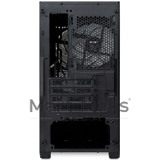 Компьютерный корпус без блока питания HSPD M320, Mesh Mini-tower, черный, slide TG, 0.45 SPCC, 2x140мм ARGb+1x120мм ARGb mATX, mITX 160/340/184мм 2x2.5