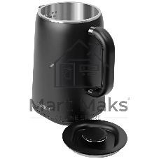 Электрочайник Aresa AR-3482 черный, 1.6 л, 1700 Вт, скрытый нагревательный элемент, поддержание температуры
