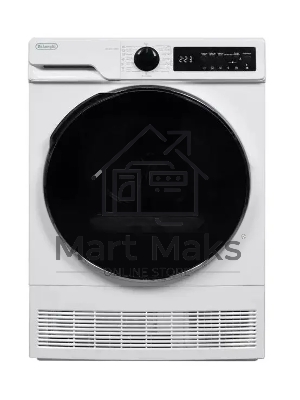 Сушильная машина DeLonghi DTD 8105 C FABIO белый, 8 кг, сушка - конденсационная, программ - 15, 59.6 x 84.5 x 56.3 см
