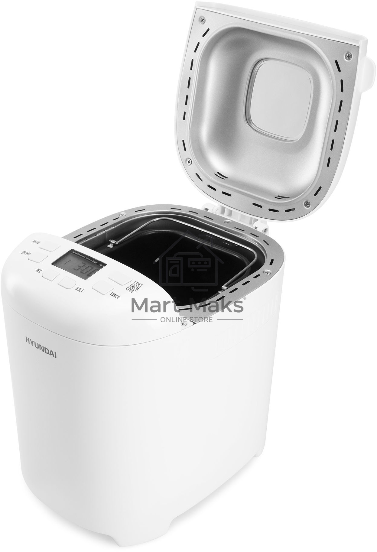 Хлебопечь Hyundai HYBM-M0714 550Вт белый