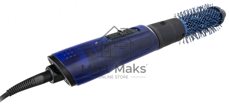Фен-щетка BaByliss Pro Blue Lighting, 700 Вт, 1 насадка (32 мм), синий