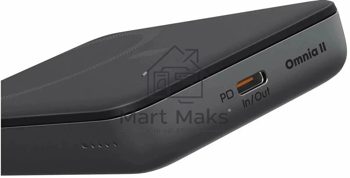 Портативный аккумулятор Aukey Magnetic2 10000 Qi2 черный