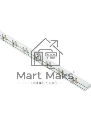 Шина соединительная PIN 2ф 63А мед. изол. 54мод (дл.1м) EKF pin-02-63