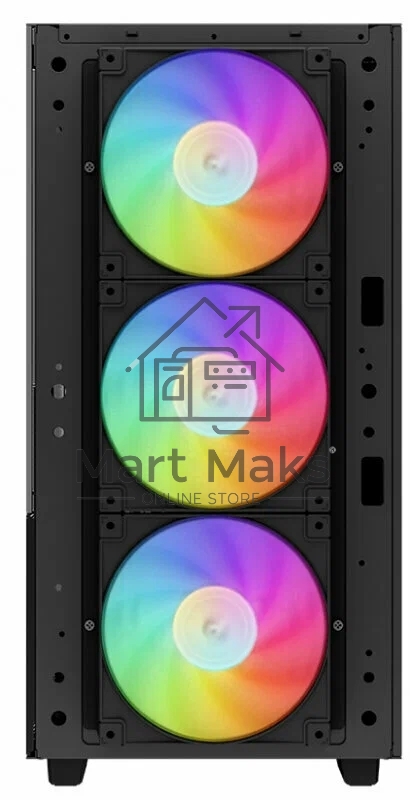 Компьютерный корпус DeepCool CH560 Digital черный (R-CH560-BKAPE4D-G-1) (ATX, без БП, 2хUSB, с окном)