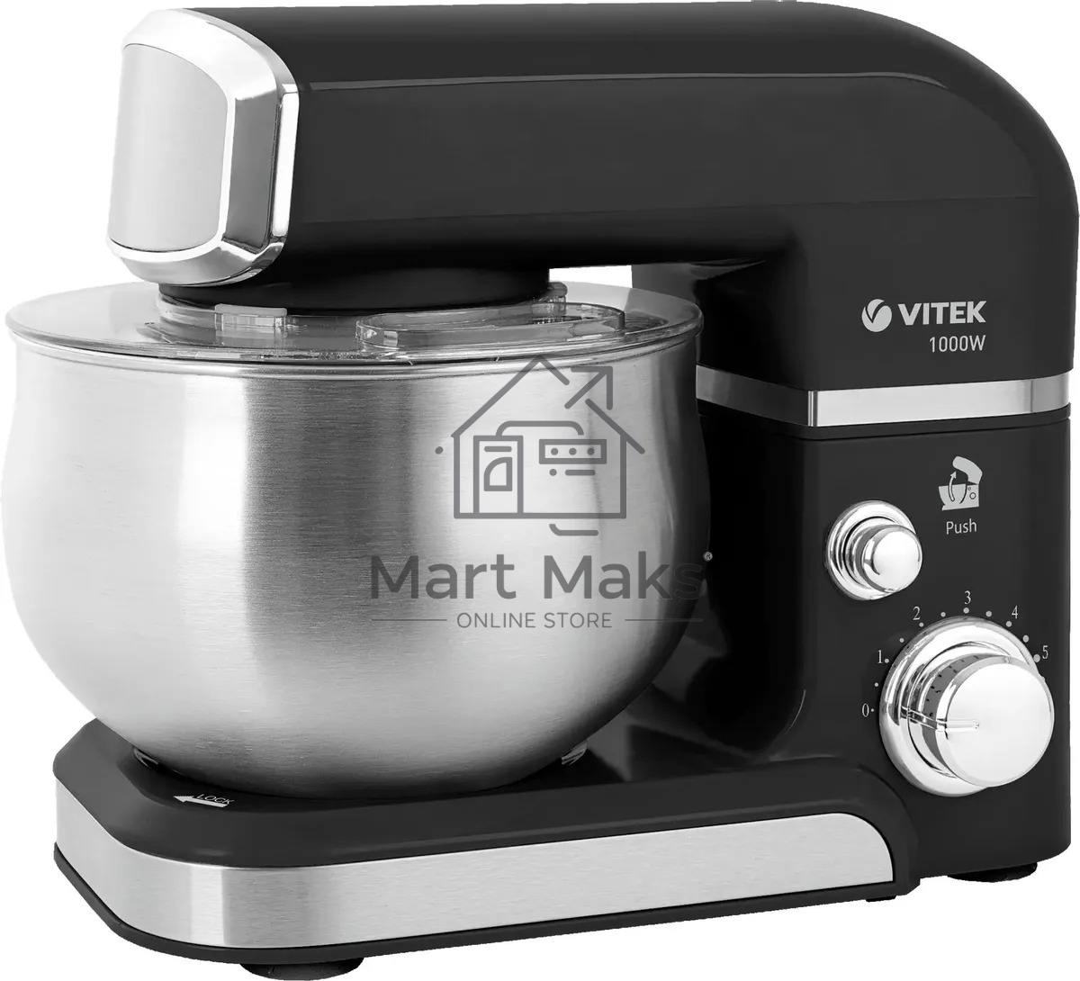 Кухонная машина Vitek Midnight VT-4116 черный/стальной