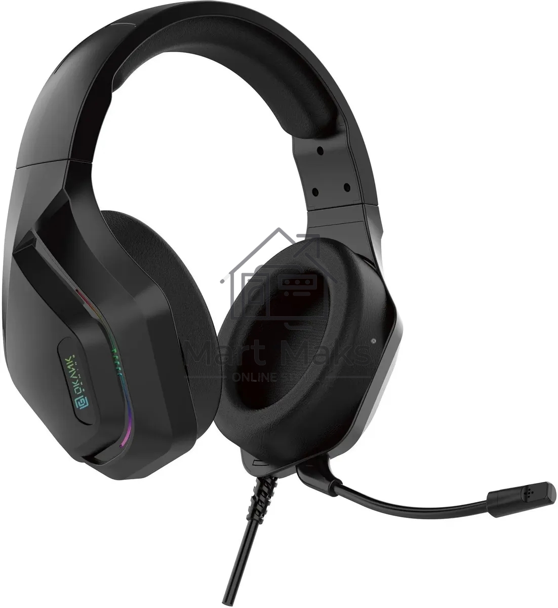 Наушники с микрофоном Oklick HS-L600G черный 2.2м мониторные USB оголовье (1939588)