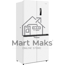 Холодильник Weissgauff WCD 450 W NoFrost Inverter белый трехкамерный 287/163л морозилка снизу, No Frost, Side by Side