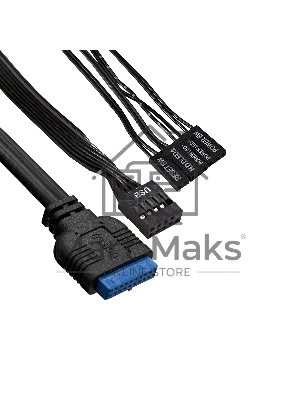 Компьютерный корпус Minitower ExeGate BAA-114U2-UNS350 (mATX, БП UNS350 с вент. 12см, 1*USB+2*USB 3.0, аудио, черный)